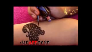 فیلم آموزش تاتو با حنا + طرح تاتو اینستاگرام