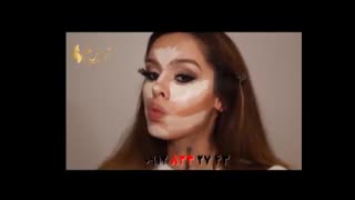 فیلم آموزش صحیح هایلایت و کانتورینگ صورت