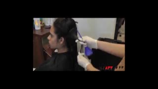 فیلم آموزش کامل کراتینه مو به روش برزیلی