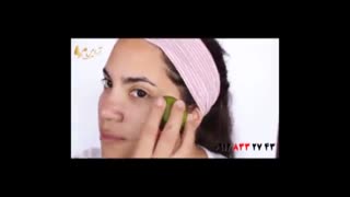 کلیپ آموزش رفع چربی پوست صورت با ماسک خانگی