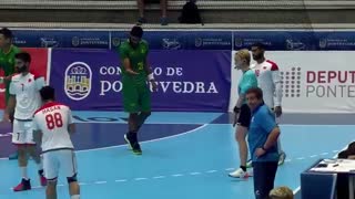 دیدار  تیم های ملی هندبال برزیل و بحرین درقهرمانی جوانان جهان2019