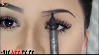 فیلم آموزش سایه زدن  ابرو + طراحی ابرو