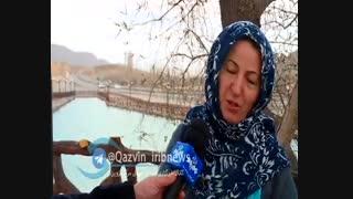 جوشش چشمه‌ها در دل خانه‌های اهالی روستای چهل چشمه آبگرم + فیلم