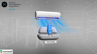 تبلیغ جالب سامسونگ درمورد کولرگازی