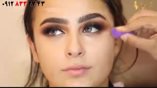 فیلم آموزش کامل میکاپ  چشم + سالن آرامیس مد