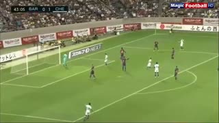 خلاصه بازی دوستانه بارسلونا (1) - چلسی (2)