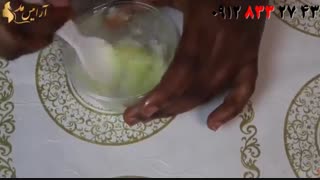 کلیپ آموزش تهیه ماسک پوست با وازلین و سفیده تخم مرغی