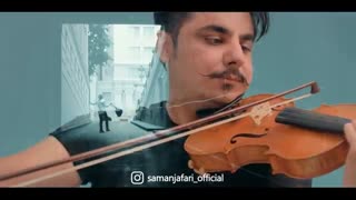 ویولن نوازی سامان جعفری آهنگ shallow