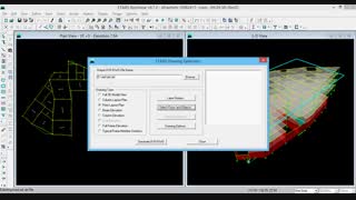 خروجی گرفتن از ایتبس به اتوکد| پک آموزش طراحی و محاسبات سازه | آموزش ایتبس