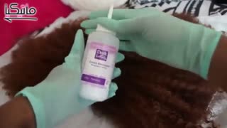 اموزش رنگ موی عسلی در منزل