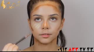 کلیپ آموزش کانتورینگ صورت قلبی شکل + میکاپ