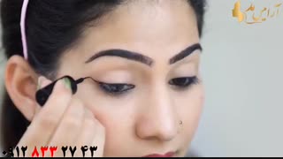 کلیپ آموزش کشیدن چند مدل خط چشم دنباله دار