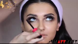 فیلم آموزش گام به گام میکاپ حرفه ای  + کانتورینگ صورت