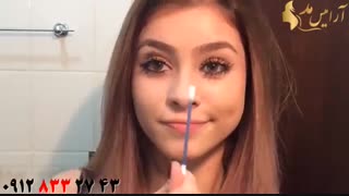 فیلم آموزش صحیح ریمل زدن  و فر کردن مژه