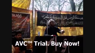 مجلس عزا علامه لعل حسین توحیدی