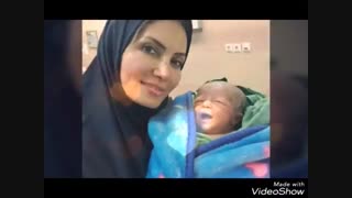 فیلم لحظه تولد نوزاد