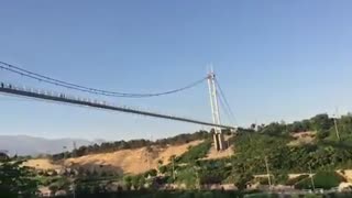 اولین پل معلق تهران و بلندترین پل معلق خاورمیانه