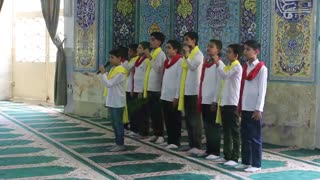 اجرای سرود آکاپلا به مناسبت چهلمین سالگرد نماز جمعه