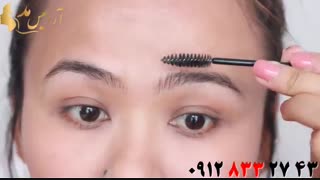 کلیپ آموزش صحیح اصلاح ابرو با تیغ و قیچی + آرایش ابرو