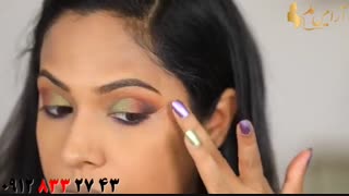 فیلم آموزش آرایش چشم هفت رنگ + آموزش میکاپ روزانه
