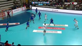 دیدار  تیم های ملی هندبال فرانسه و کرواسی در فینال قهرمانی جوانان جهان2019