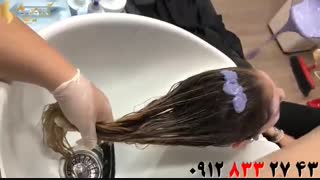 کلیپ جدیدترین متد هایلایت مو + بالیاژ عسلی مو