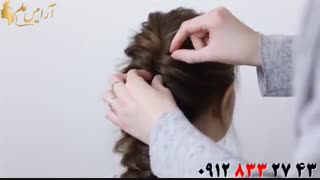 کلیپ شینیون مو مدل بافت حصیری  + مدل موى پیچ