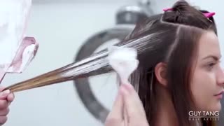 آموزش رنگ بژ به روش بالیاژ- مومیس مشاور و مرجع تخصصی مو