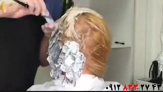 فیلم آموزش کامل روشن کردن مو تیره + فرمولاسیون رنگ مو