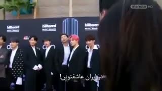 سلام دادن جی هوپ  بی تی اس به ما ایرانیا