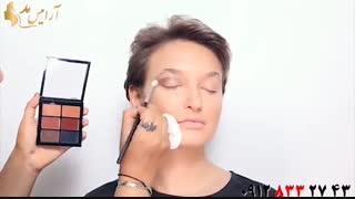 آموزش یک میکاپ جذاب و شیک مناسب خانم های مو کوتاه