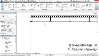 آموزش طراحی سقف رویت استراکچر floor steel decking