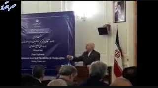 ظریف:  وقتی کشوری وزیر امور خارجه کشور دیگر را تحریم می کند یعنی در گفت و گو و دیپلماسی شکست خورده است