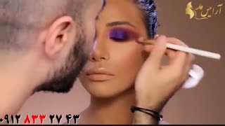 فیلم کانتورینگ و آرایش صورت جوش دار  + خال زیبایی