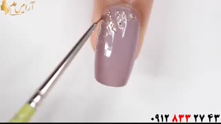 کلیپ دیزاین ناخن مات + چند مدل طراحی ناخن اکلیلی