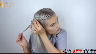 کلیپ  آموزش بافت مو هلندی + بافت مو سریع و آسان