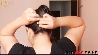 کلیپ آموزش بستن مو با کلیپس + شینیون روزانه مو