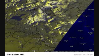 تصاویر ماهواره هواشناسی شمال غرب ایران مورخ 98/05/12