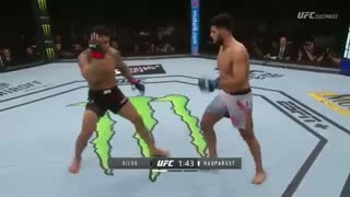 مبارزه کامل نصرت حق پرست با جواکیم سیلوا در مسابقات  UFC on ESPN 5