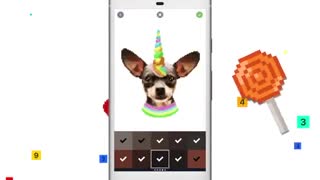 Pixel Art: Color by Number