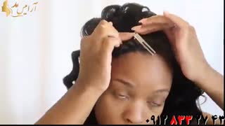 کلیپ آموزش صاف و فر کردن اکستنشن مو + مدل مو