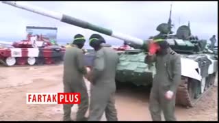 قدرت‌نمایی تانک ایرانی در مسابقات بین‌المللی نظامی روسیه