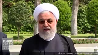 حضور رئیس‌جمهور در جمع خبرنگاران به مناسبت روز خبرنگار