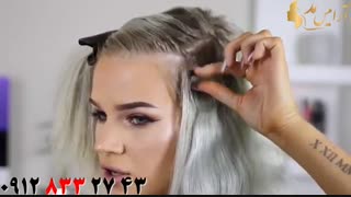 کلیپ آموزش تکنیک های جداسازی اکستنشن مو چسبی