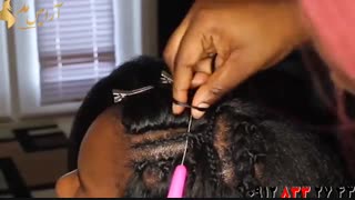 فیلم آموزش اکستنشن تارمویی با قلاب