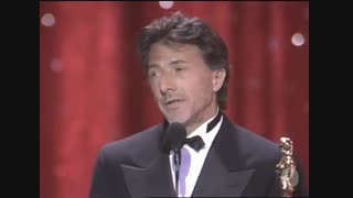 Dustin Hoffman Wins Best Actor: 1989 Oscars