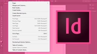 آموزش ایندیزاین (InDesign) : نوار منو ها
