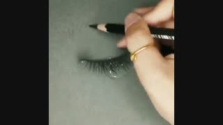 طراحی چشم کره ای زیبا *-*