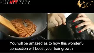 فیلم تقویت مو سر با شنبلیله + ماسک مو خانگی