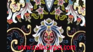 فرش 700 شانه طرح سیمرغ مشکی